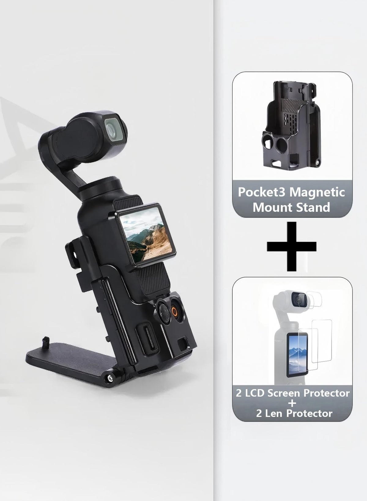 AMAZEAR AMAZEAR Magnetic Mount Stand For Dji Osmo Pocket 3 Z438BA131BBD79F39F43AZ